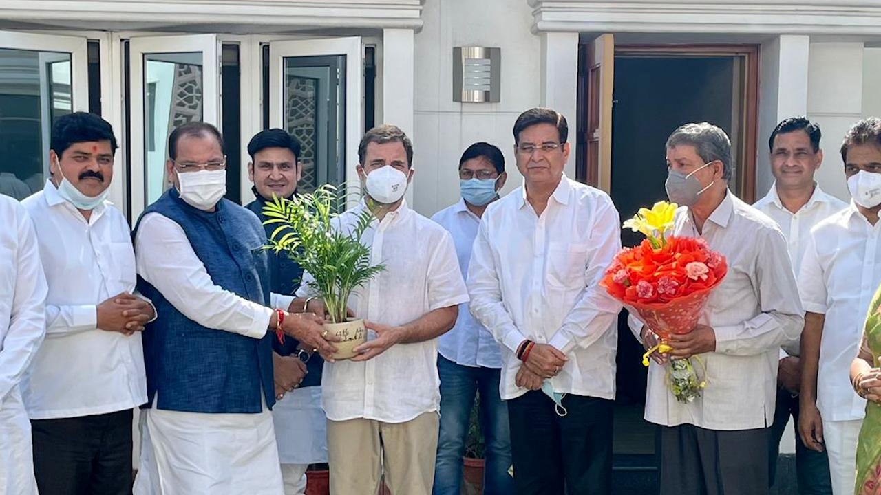 Uttarakhand Minister Yashpal Arya, his son Sanjiv Arya joined the Congress party.