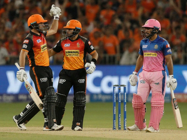 Sunrisers Edge Rajasthan by 1 Run in Thriller at Hyderabad