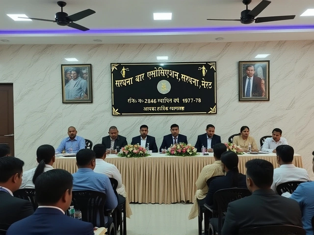 Vikram Tyagi elected Sardhana Bar President, Mohit Sharma Secretary