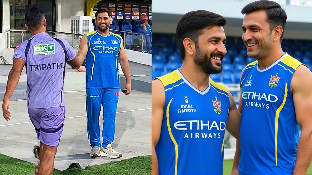 Fact Check: No Proof of Rahul Tripathi Running to MS Dhoni in Viral Video