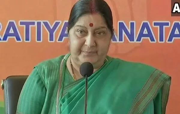 External Affairs Minister Sushma Swaraj