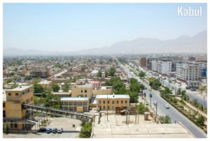 Afghanistan: A general view of the green zone in Kabul, Afghanistan.