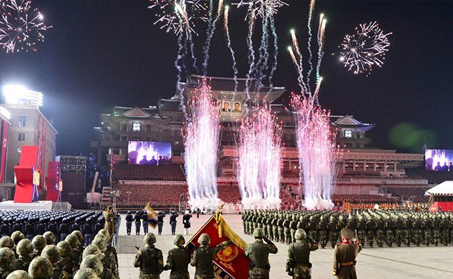 North Korea Shows Off Large Number Of Nuclear Missiles At Nighttime Parade