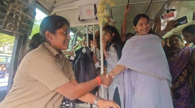 Tamil Nadu woman bus driver sacked soon after DMK MP felicitates her