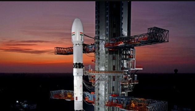 Excitement fills the Satish Dhawan Space Centre in Sriharikota as ISRO's GSLV-F14 rocket readies for launch. With precise monitoring in the control room and final adjustments outside, anticipation peaks. As the countdown ends, the rocket ignites, soaring into space amidst cheers, showcasing India's space exploration prowess.