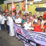 CPI(M) Protest Against Attack on Party Office in Tirunelveli