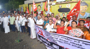 CPI(M), protest, caste violence, Tirunelveli attack